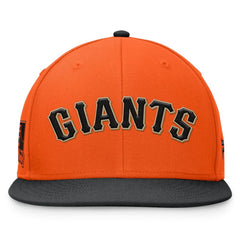 San Francisco Giants Fundamental Two-Tone Fitted Hat - Orange/Black