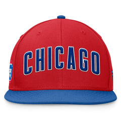 Chicago Cubs Fundamental Two-Tone Fitted Hat - Red
