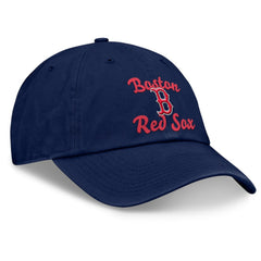 Boston Red Sox Women's Fundamental Script Logo Adjustable Hat - Navy