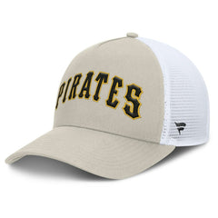 Pittsburgh Pirates Heritage Light Khaki A-Frame Adjustable Hat - Khaki