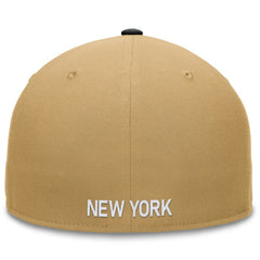 New York Yankees Heritage Two-Tone Fitted Hat - Khaki/Black