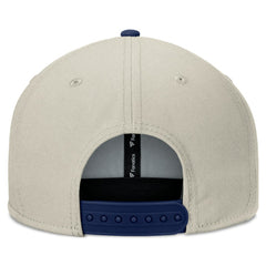 New York Yankees Team Two-Tone Snapback Hat - Khaki/Navy