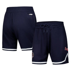 Atlanta Braves Pro Standard Women's Classic Mesh Shorts - Navy