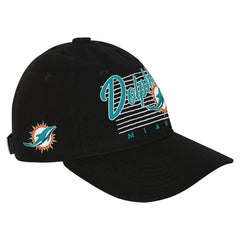 Miami Dolphins Youth Retro Wooly Adjustable Hat - Black cheap