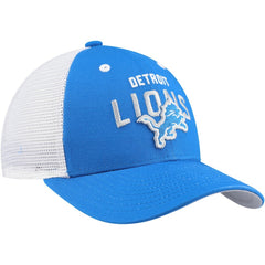 Detroit Lions Youth Core Lockup Trucker Adjustable Hat - Blue online