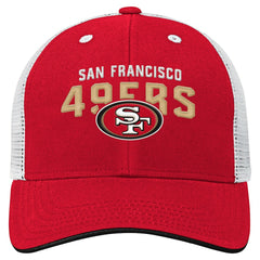 San Francisco 49ers Preschool Core Lockup Trucker Adjustable hat - Scarlet outlet