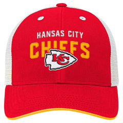 Kansas City Chiefs Preschool Core Lockup Trucker Adjustable hat - Red outlet