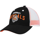 Cincinnati Bengals Preschool Core Lockup Trucker Adjustable hat - Black for sale