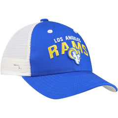 Los Angeles Rams Preschool Core Lockup Trucker Adjustable hat - Royal on sale