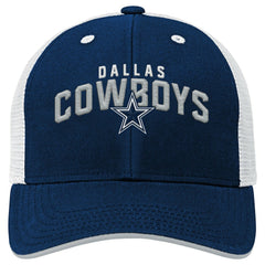 Dallas Cowboys Youth Core Lockup Trucker Adjustable Hat - Navy on sale