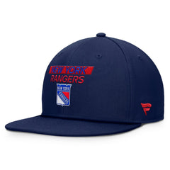 New York Rangers Fanatics Authentic Pro Prime Snapback Hat Navy