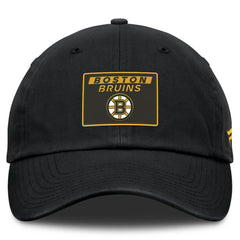 Boston Bruins Fanatics Authentic Pro Prime Adjustable Hat Black