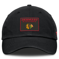 Chicago Blackhawks Fanatics Authentic Pro Prime Adjustable Hat Black