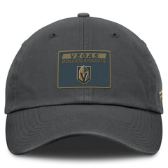 Vegas Golden Knights Fanatics Authentic Pro Prime Adjustable Hat Gray