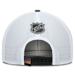 Vegas Golden Knights Fanatics Authentic Pro Rink Trucker Hat Black/White