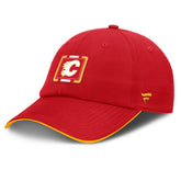 Calgary Flames Fanatics Authentic Pro Ripstop Adjustable Hat Red/Gold
