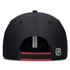 Ottawa Senators Fanatics Authentic Pro Ripstop Adjustable Hat Black/Red