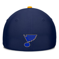 St. Louis Blues Fanatics Authentic Pro Rink Team Code Flex Hat Navy/Gold