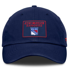 New York Rangers Fanatics Women's Authentic Pro Rink Adjustable Hat Navy