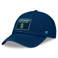 Seattle Kraken Fanatics Women's Authentic Pro Rink Adjustable Hat Deep Sea Blue