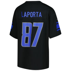 Sam LaPorta Detroit Lions Youth Game Jersey - Black | Nike sale