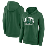New York Jets Women's Victory Script Pullover Hoodie - Green outlet