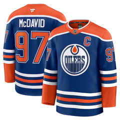 Connor McDavid Edmonton Oilers Fanatics Home Premium Jersey Royal