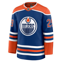 Leon Draisaitl Edmonton Oilers Fanatics Home Premium Jersey Royal