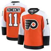 Travis Konecny Philadelphia Flyers Fanatics Home Premium Jersey Burnt Orange