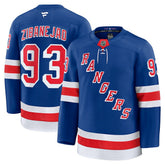 Mika Zibanejad New York Rangers Fanatics Home Premium Jersey Blue