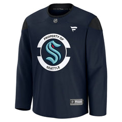 Seattle Kraken Fanatics Practice Jersey Navy