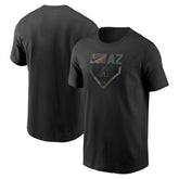 Arizona Diamondbacks Camo T-Shirt - Black | Nike