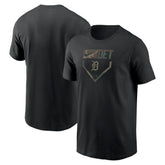 Detroit Tigers Camo T-Shirt - Black | Nike
