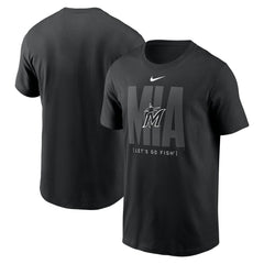 Miami Marlins Fashion Local T-Shirt - Black | Nike