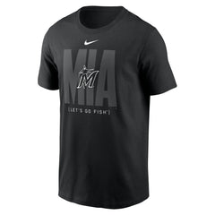 Miami Marlins Fashion Local T-Shirt - Black | Nike