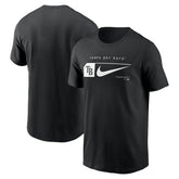 Tampa Bay Rays Fashion Graphic Swoosh T-Shirt - Black | Nike