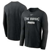 Pittsburgh Pirates Local Nickname Long Sleeve T-Shirt - Black | Nike
