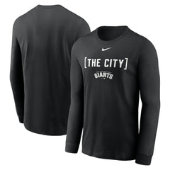 San Francisco Giants Local Nickname Long Sleeve T-Shirt - Black | Nike