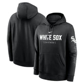 Chicago White Sox Fashion Club Pullover Hoodie - Black | Nike
