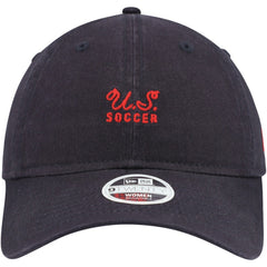 USWNT New Era Women's Throwback 9TWENTY Adjustable Hat - Navy | New Era on sale