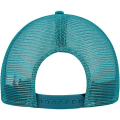 Jacksonville Jaguars New Era Half Stripe Trucker A-Frame 9FIFTY Snapback Hat - Teal/Black outlet
