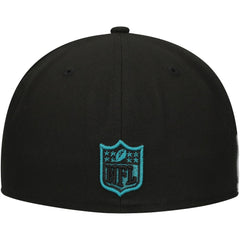 Jacksonville Jaguars New Era Checkered Undervisor 59FIFTY Fitted Hat - Black for sale