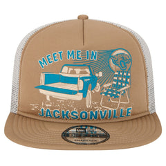 Jacksonville Jaguars New Era Meet Me 9FIFTY Snapback Hat - Tan for sale