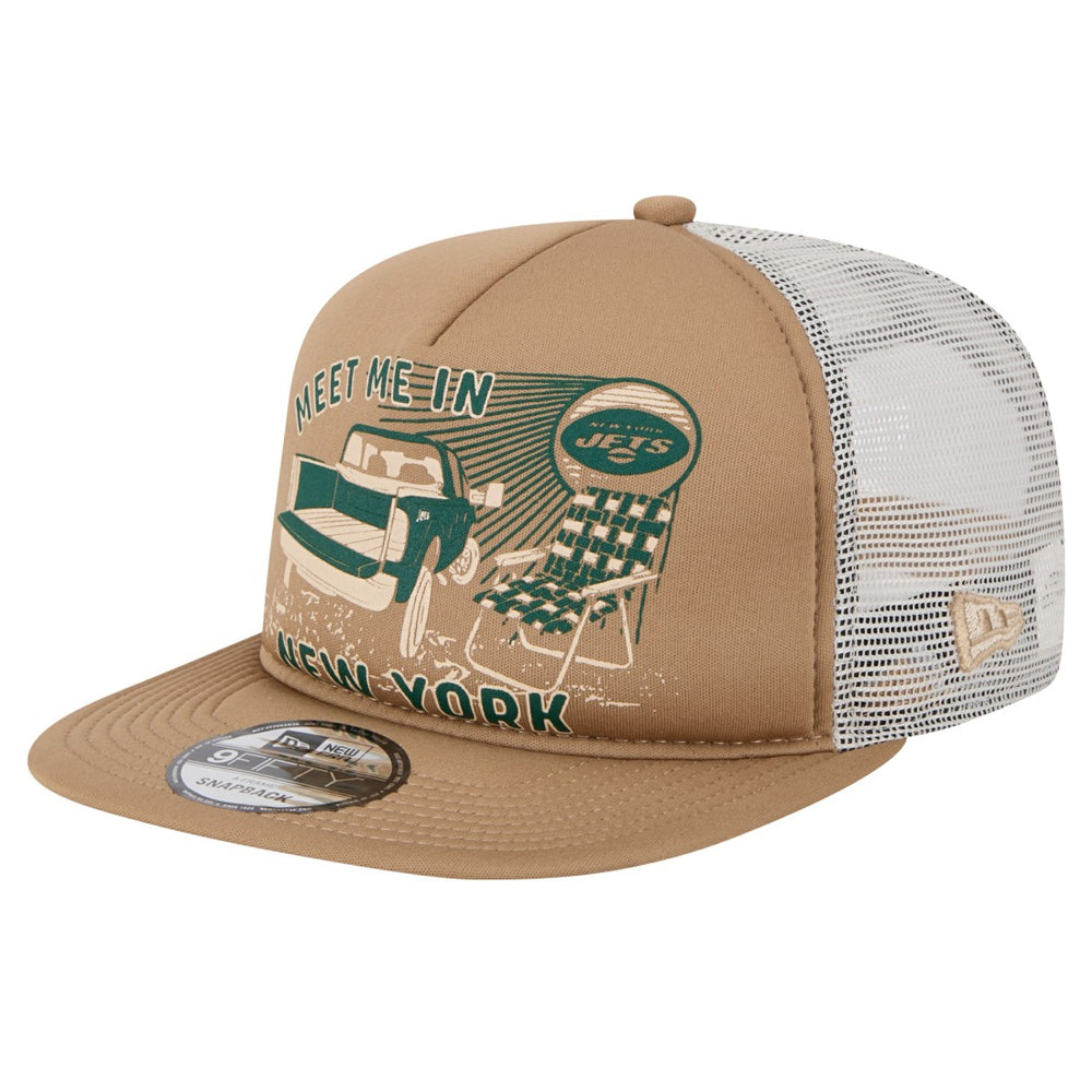 New York Jets New Era Meet Me 9FIFTY Snapback Hat - Tan online