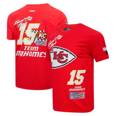 Patrick Mahomes Kansas City Chiefs Pro Standard Fast Lane Name & Number Player T-Shirt - Red discount