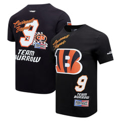 Joe Burrow Cincinnati Bengals Pro Standard Fast Lane Name & Number Player T-Shirt - Black sale