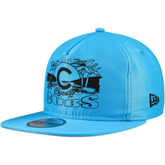 Chicago Cubs Neon Golfer Snapback Hat - Blue | New Era