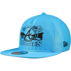 Atlanta Braves Neon Golfer Snapback Hat - Blue | New Era