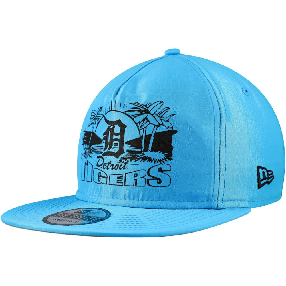 Detroit Tigers Neon Golfer Snapback Hat - Blue | New Era