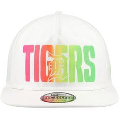 Detroit Tigers Spring Spectrum Golfer Snapback Hat - White | New Era